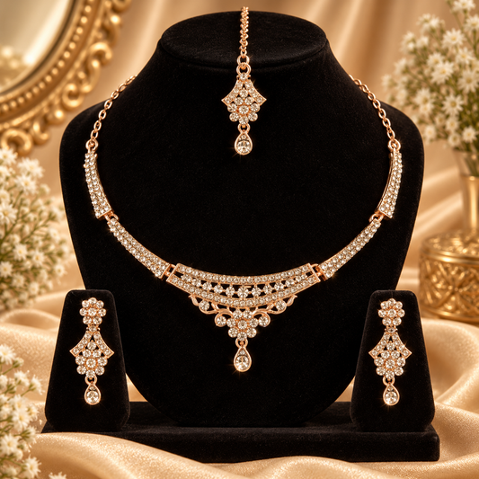 5600-10-ROS-W | MSK Jewels necklace in Rose White