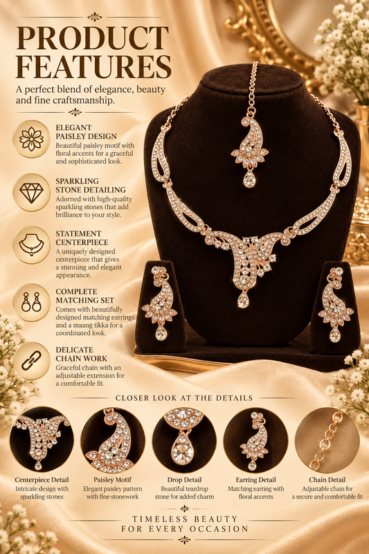 5600-9-ROS-W | MSK Jewels necklace in Rose White
