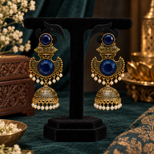 JMK-4 jhumki gallery image 2