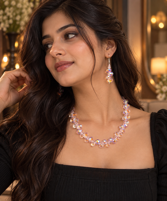 NKL-5 pearl necklace set image 2