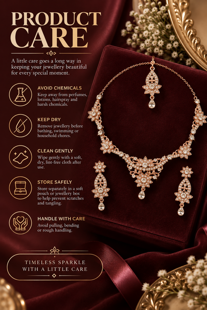 5600-2-ROS-W | MSK Jewels necklace in Rose White