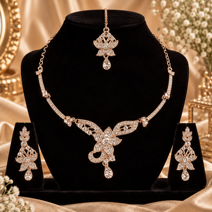 5600-5-ROS-W | MSK Jewels necklace in Rose White