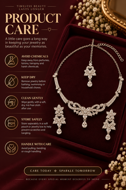 5600-6-R-W | MSK Jewels necklace in Rhodium White