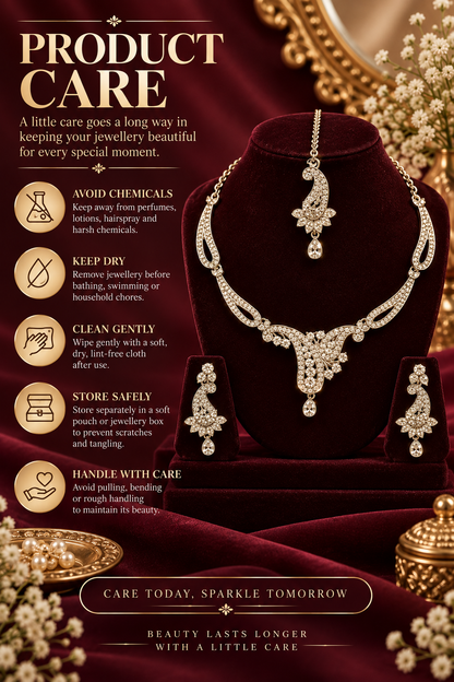 5600-9-R-W | MSK Jewels necklace in Rhodium White