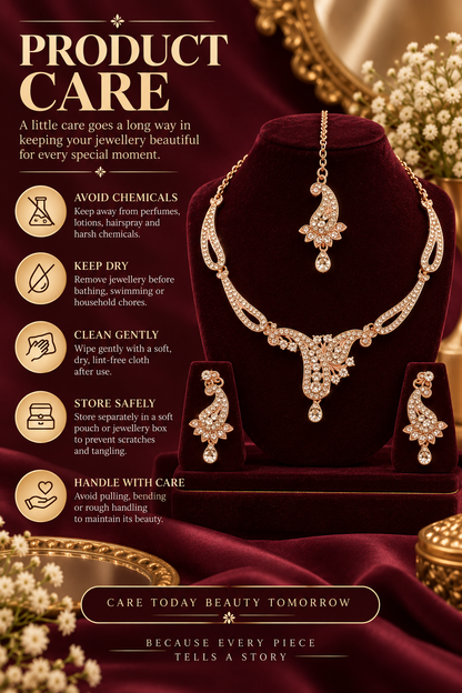5600-9-ROS-W | MSK Jewels necklace in Rose White