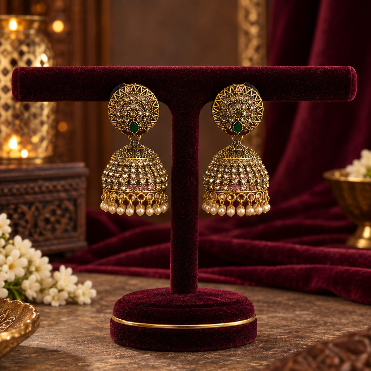 JMK-1 jhumki gallery image 10