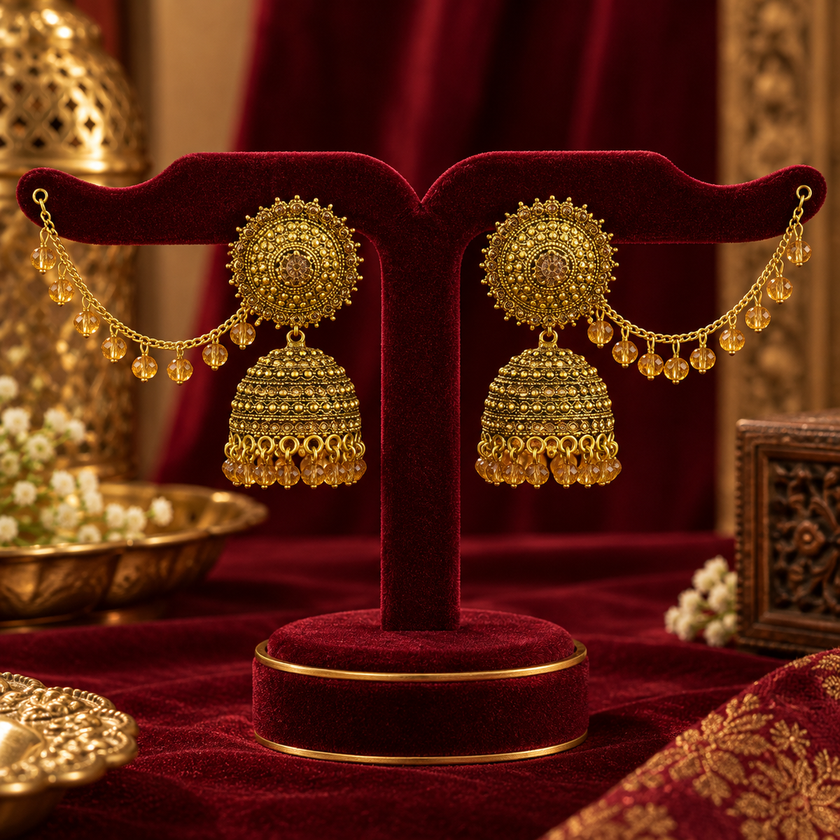 JMK-1 jhumki gallery image 6