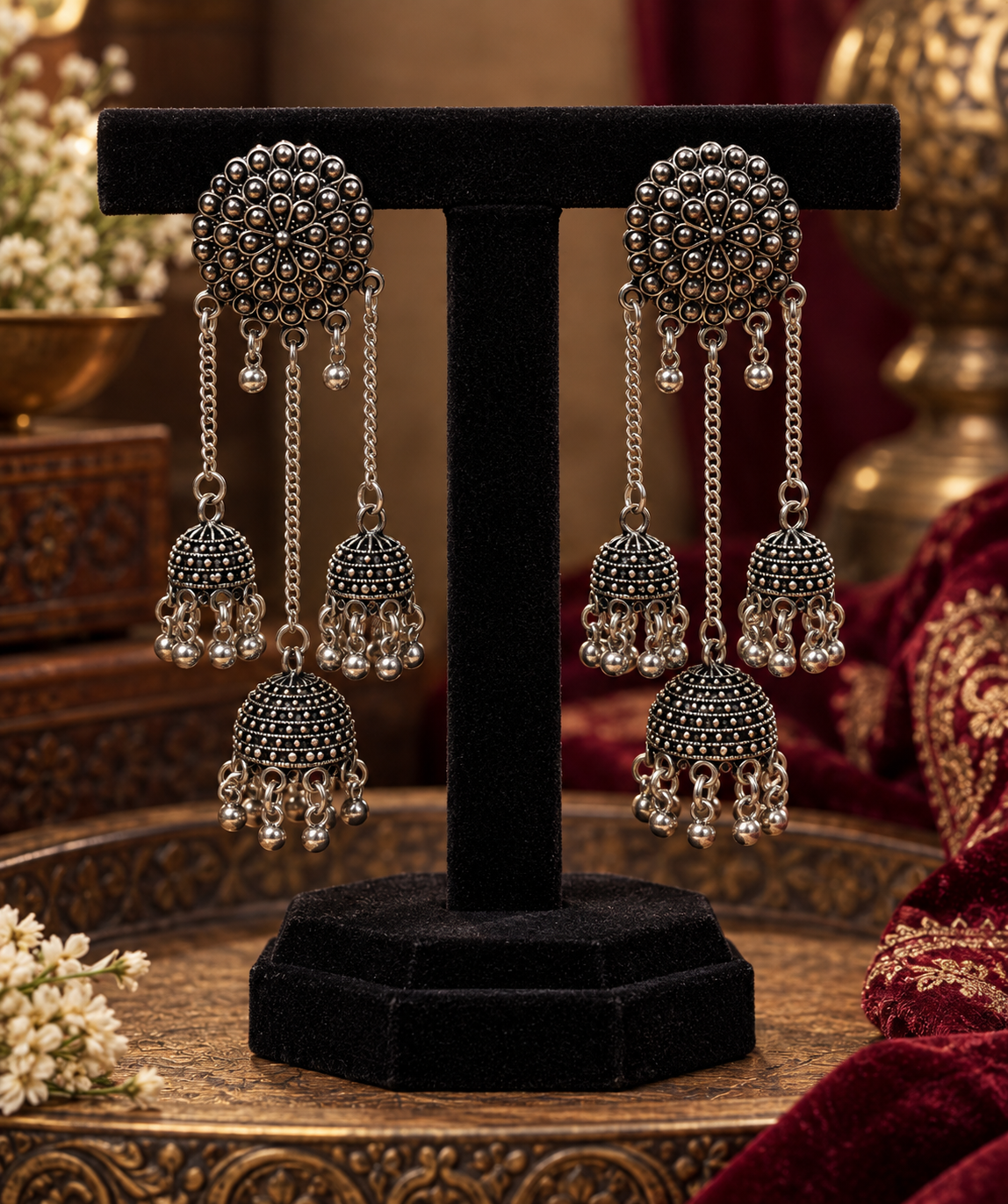 JMK-10-A jhumki earrings by MSK Jewells