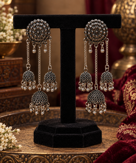 JMK-10-A jhumki earrings by MSK Jewells
