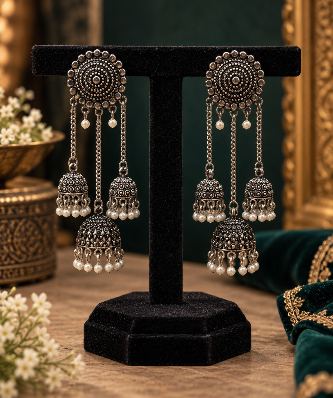 JMK-10 jhumki gallery image 4