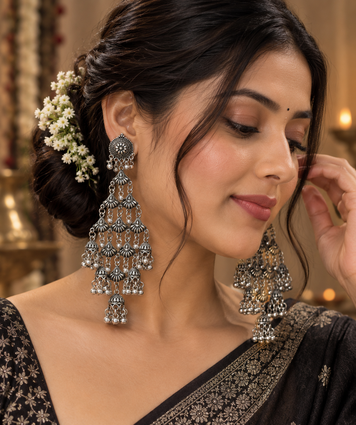 JMK-11 jhumki gallery image 2