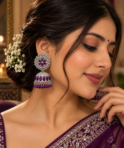 JMK-2-A jhumki earrings by MSK Jewells