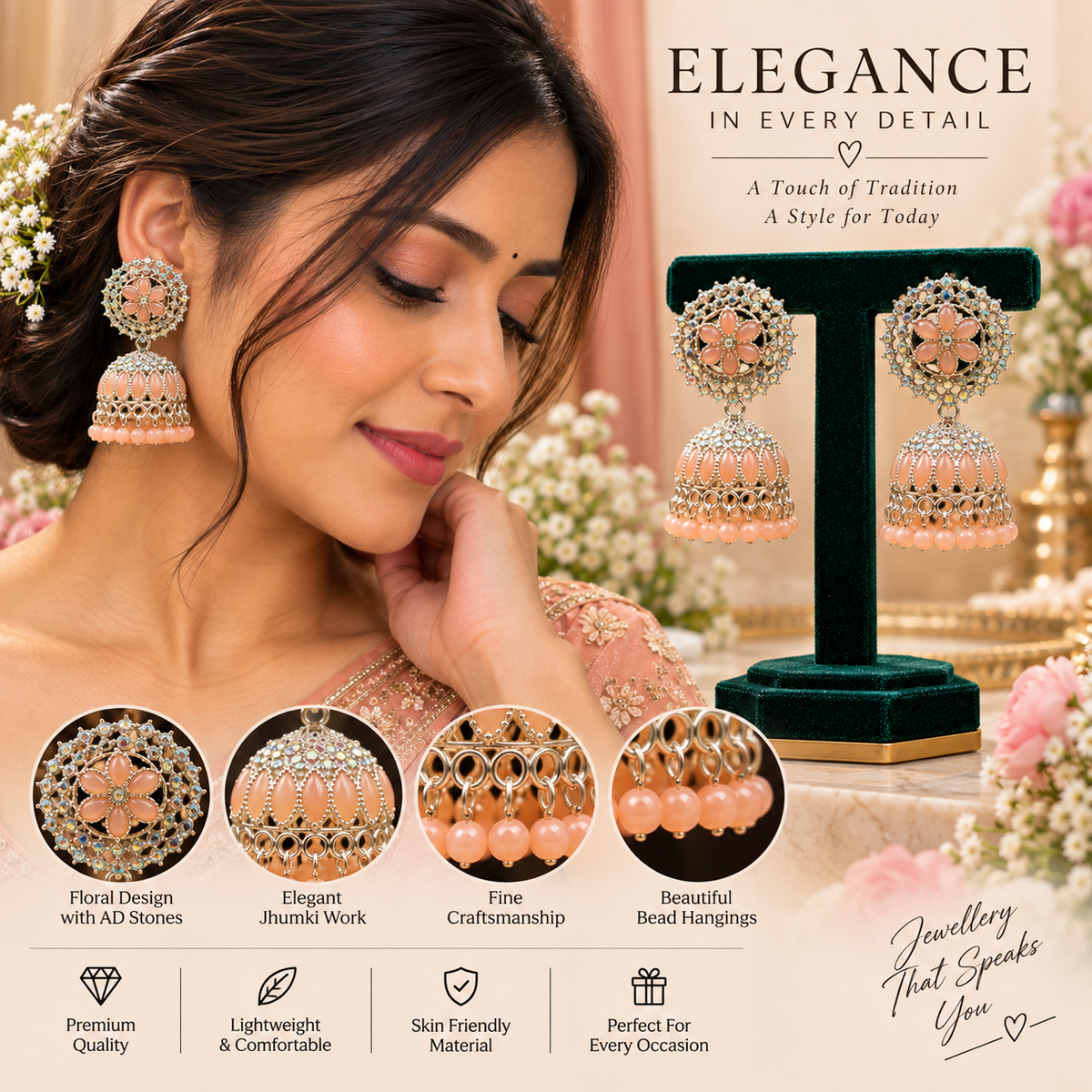 JMK-2 jhumki gallery image 21