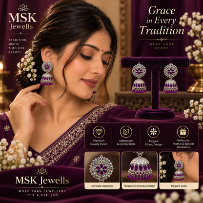 JMK-2 jhumki gallery image 3