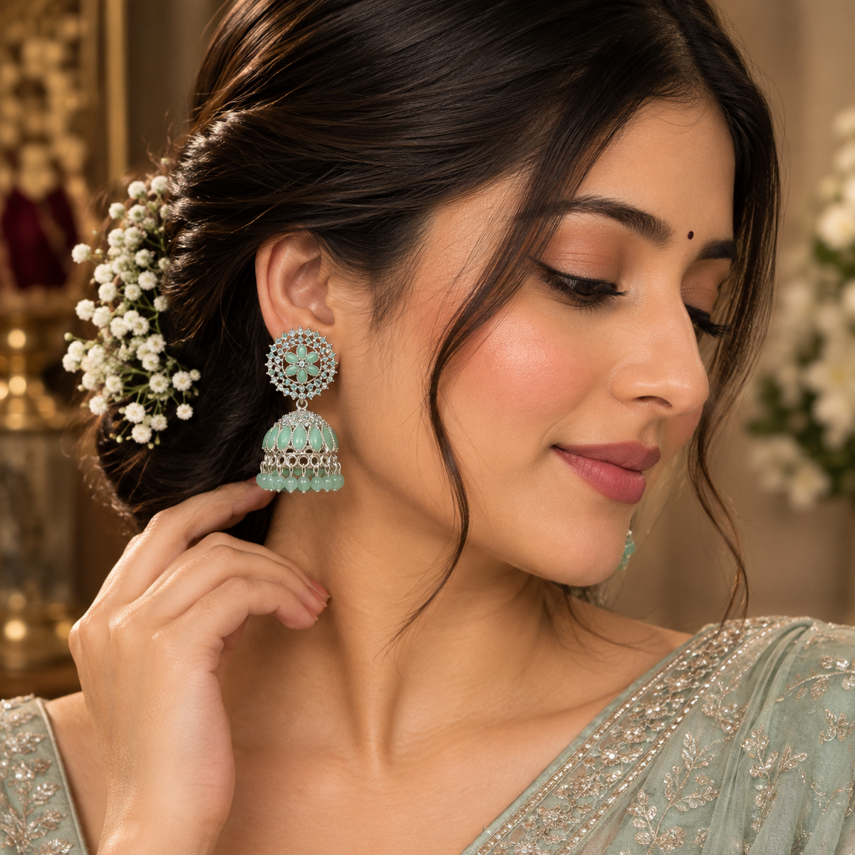 JMK-2 jhumki gallery image 4