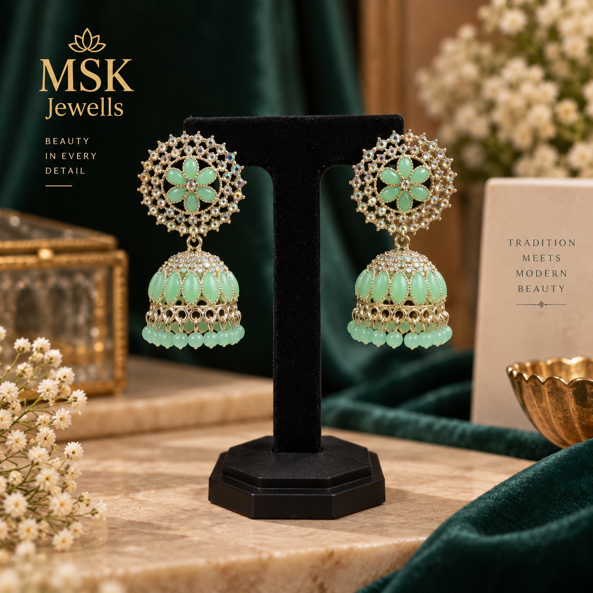 JMK-2 jhumki gallery image 5