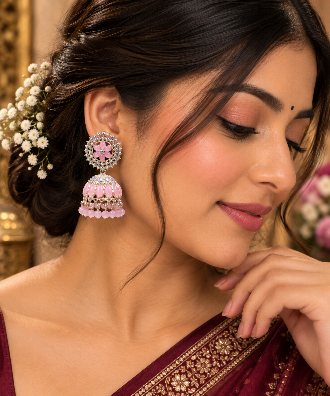 JMK-2 jhumki gallery image 8
