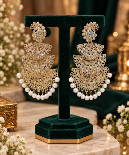 JMK-3-A jhumki earrings by MSK Jewells