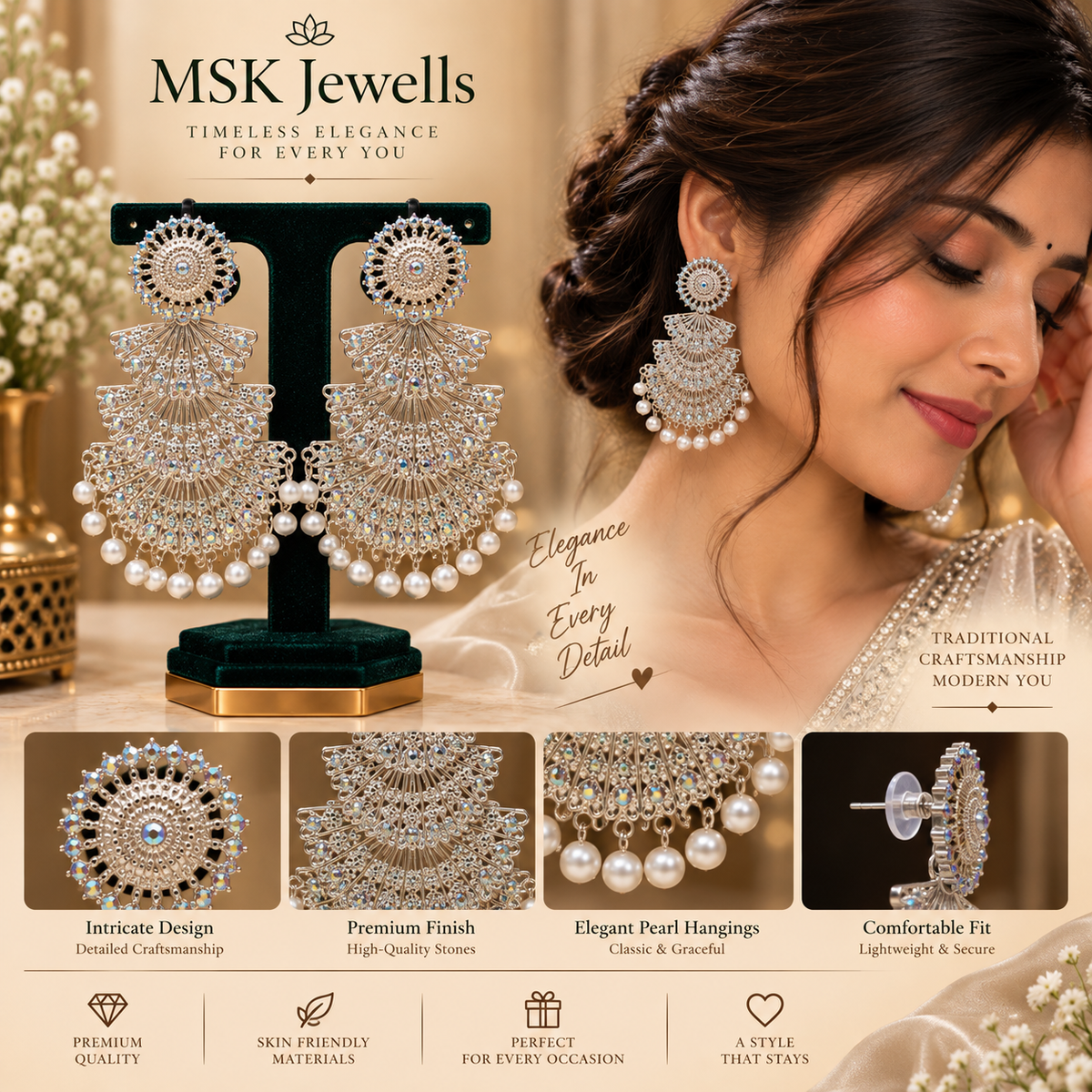 JMK-3 jhumki gallery image 15
