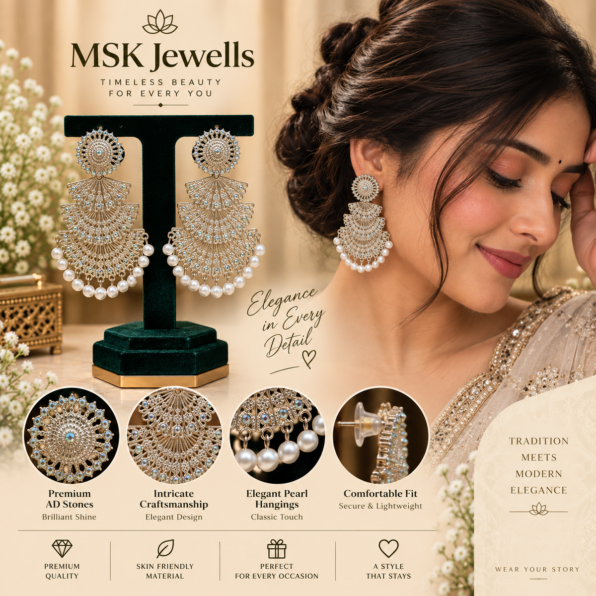 JMK-3 jhumki gallery image 7