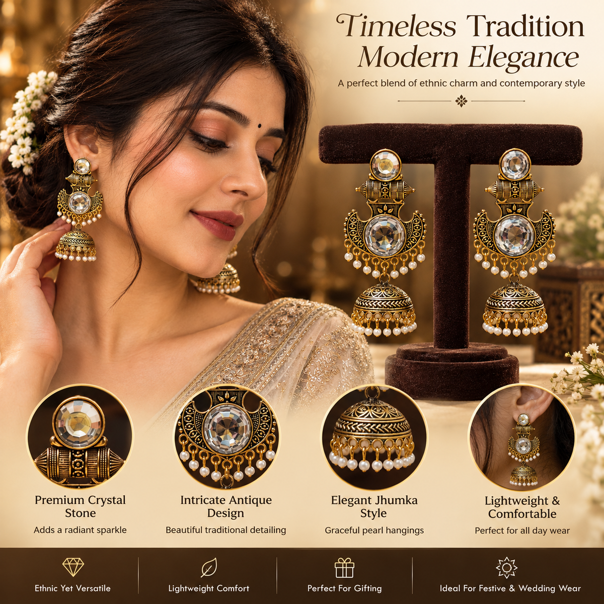 JMK-4 jhumki gallery image 15