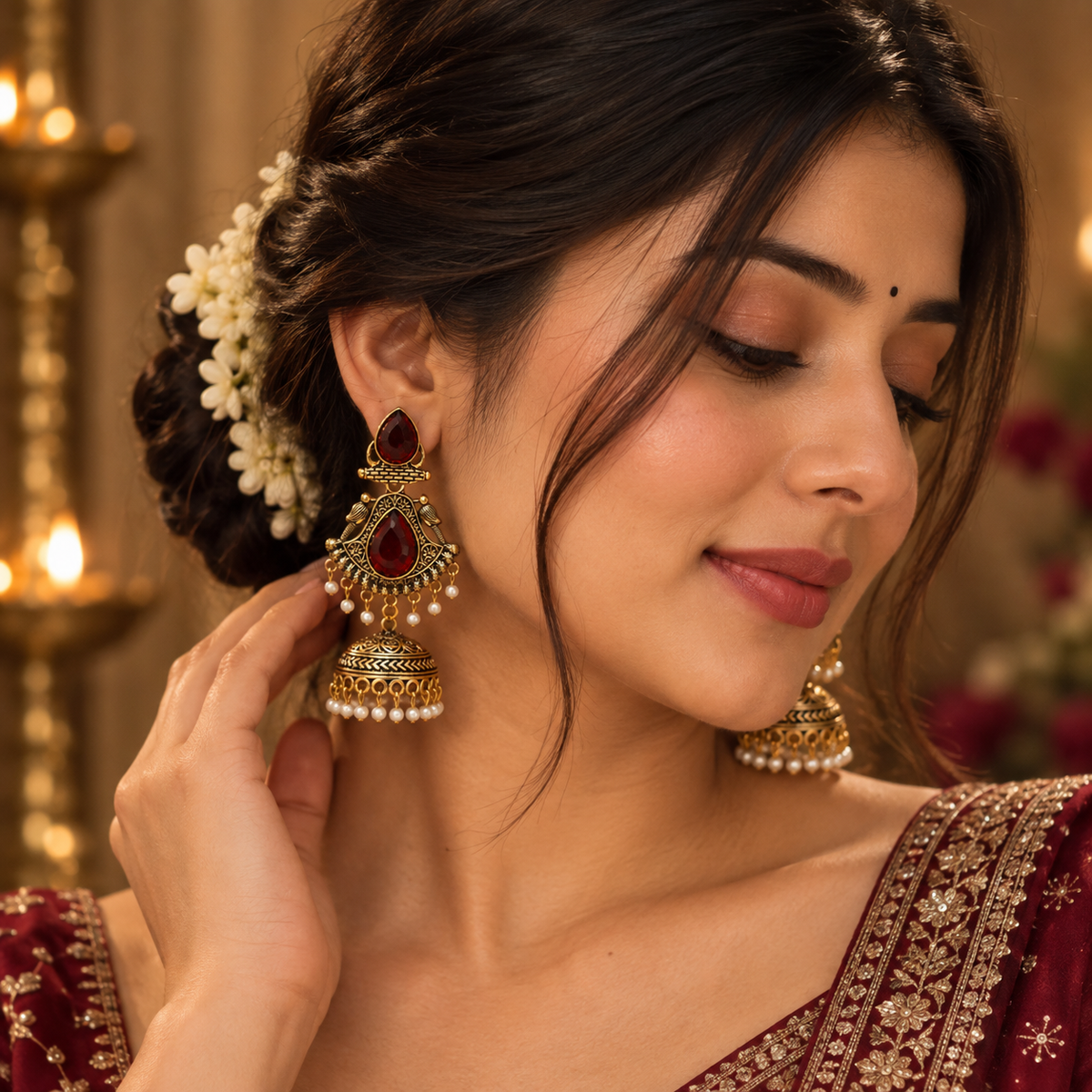 JMK-4 jhumki gallery image 17