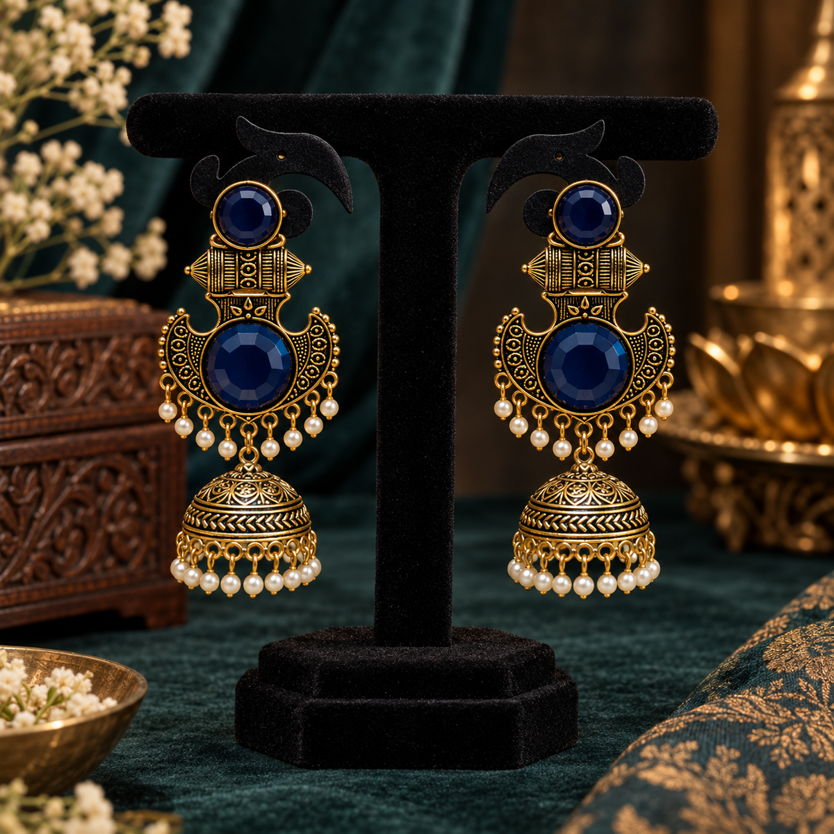 JMK-4 jhumki gallery image 2