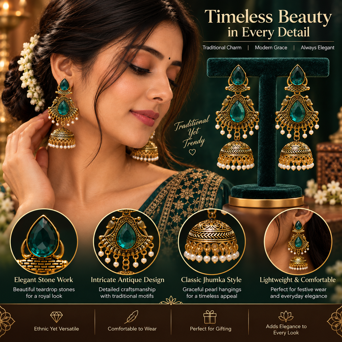 JMK-4 jhumki gallery image 21