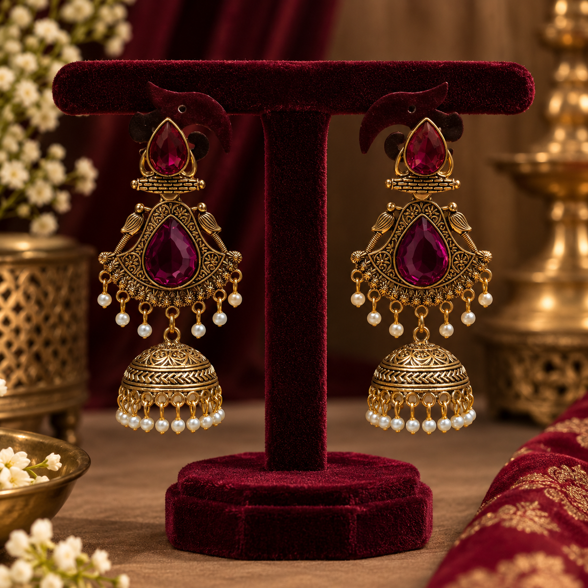 JMK-4 jhumki gallery image 4