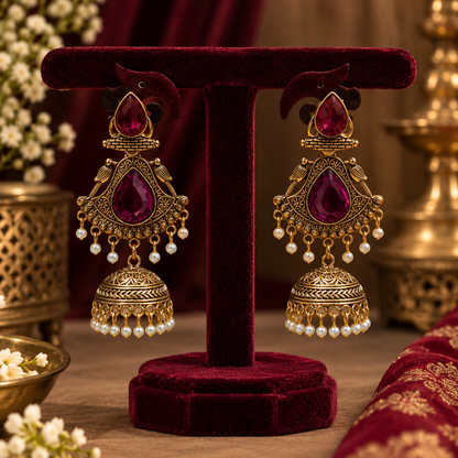 JMK-4 jhumki gallery image 4