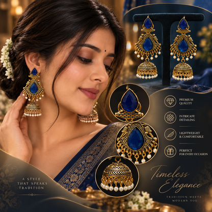 JMK-4 jhumki gallery image 9