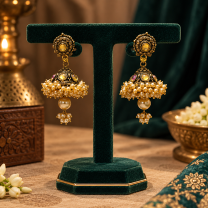 JMK-5 jhumki gallery image 4