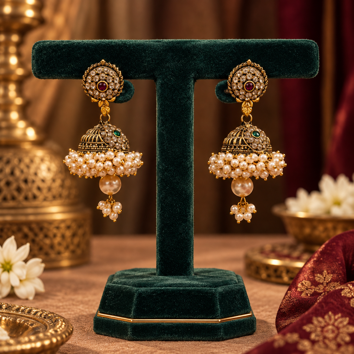 JMK-5 jhumki gallery image 7