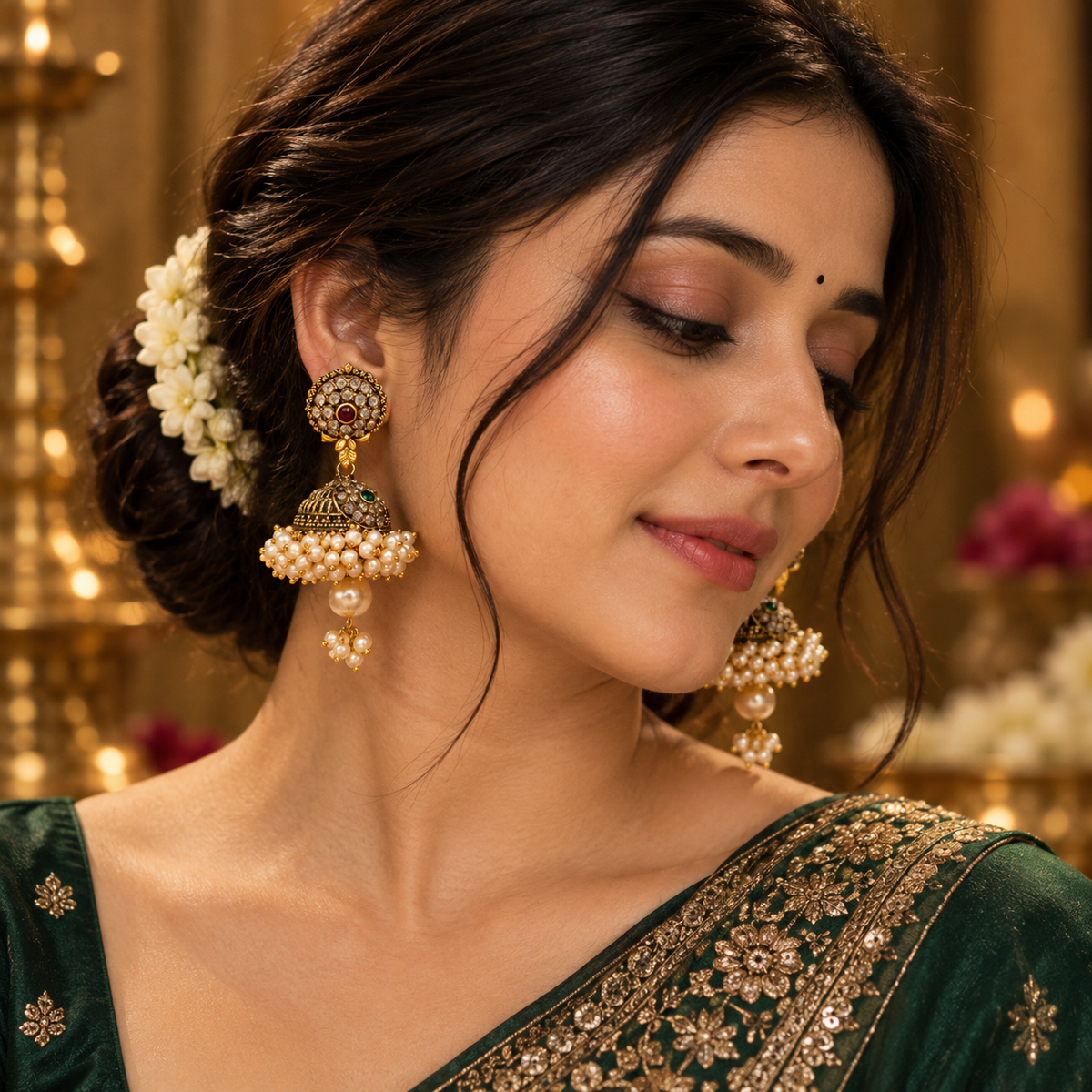 JMK-5 jhumki gallery image 8