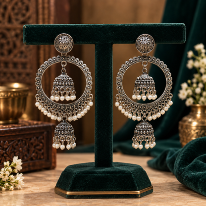 JMK-6-A jhumki earrings by MSK Jewells