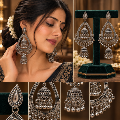 JMK-6 jhumki gallery image 12