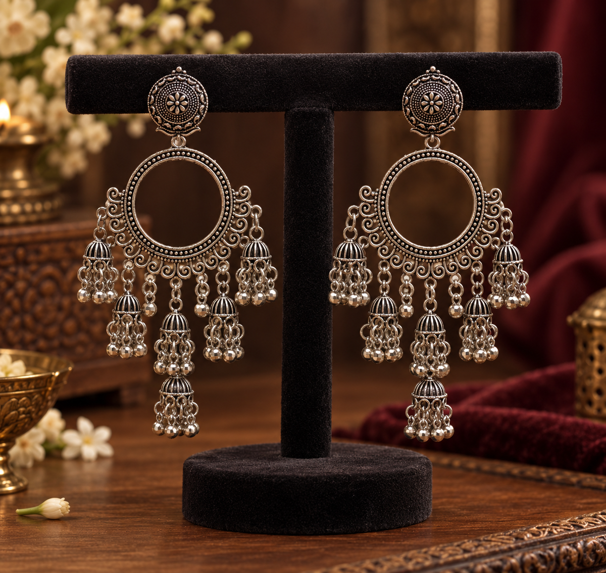 JMK-6 jhumki gallery image 16