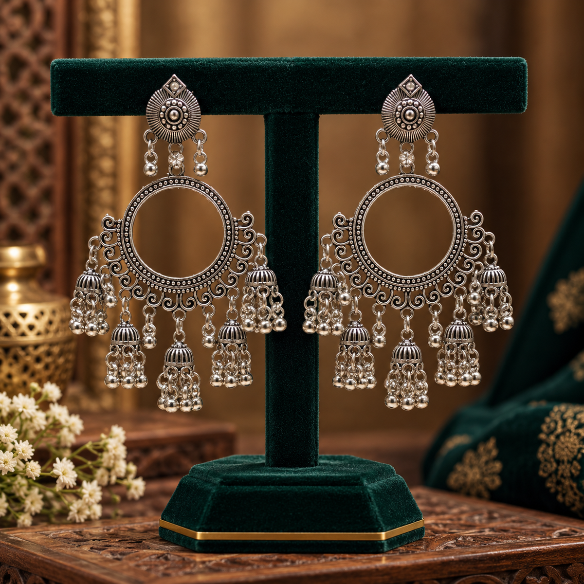 JMK-6 jhumki gallery image 4