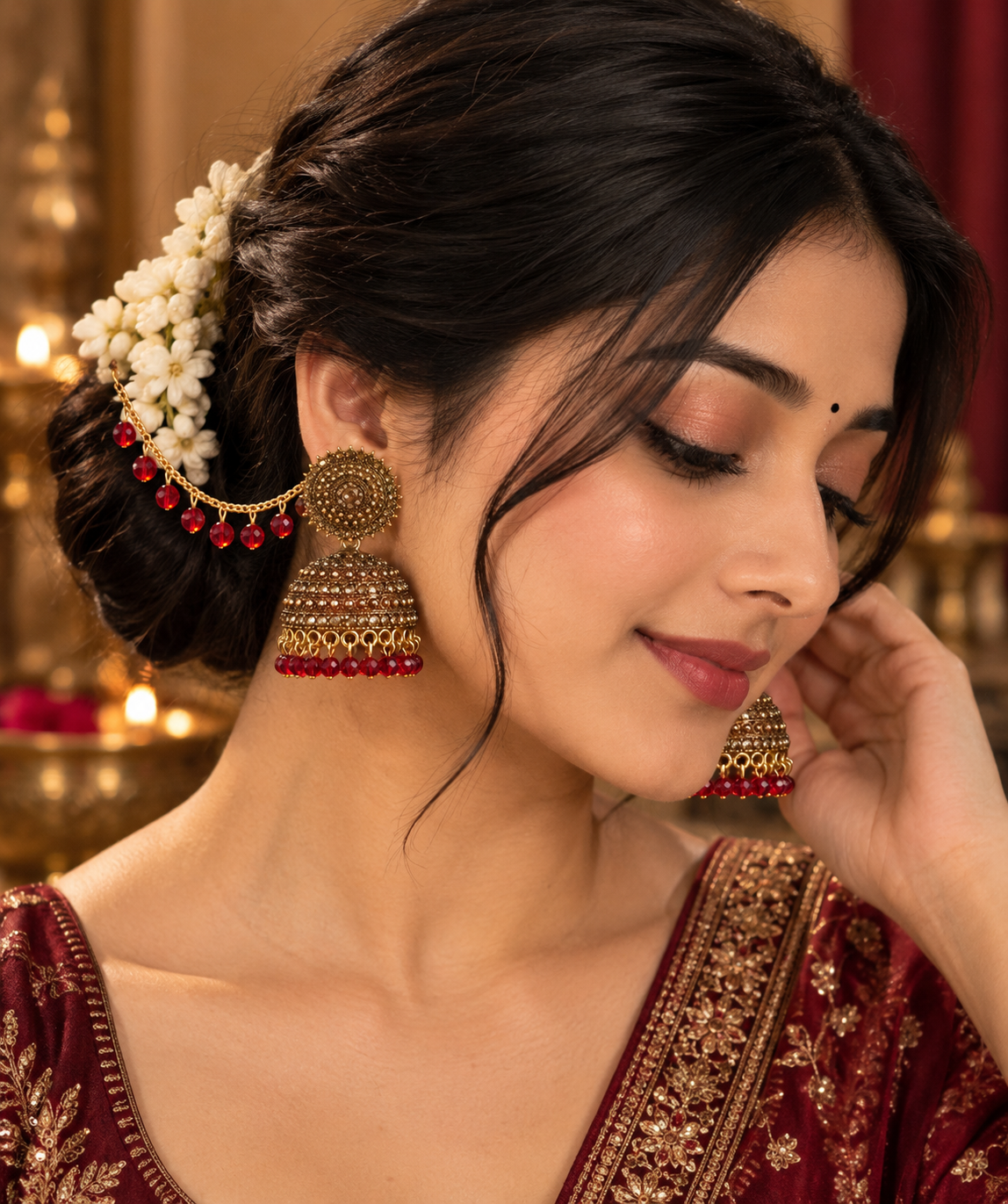 JMK-7 jhumki gallery image 14