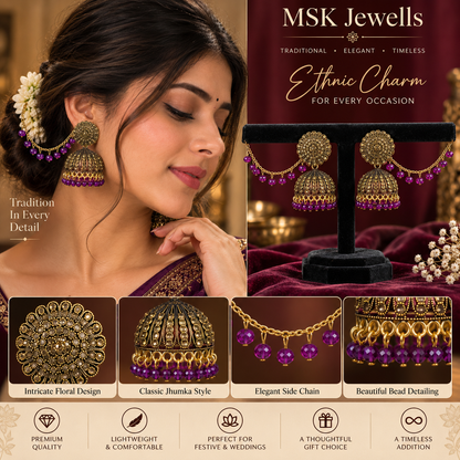 JMK-7 jhumki gallery image 3