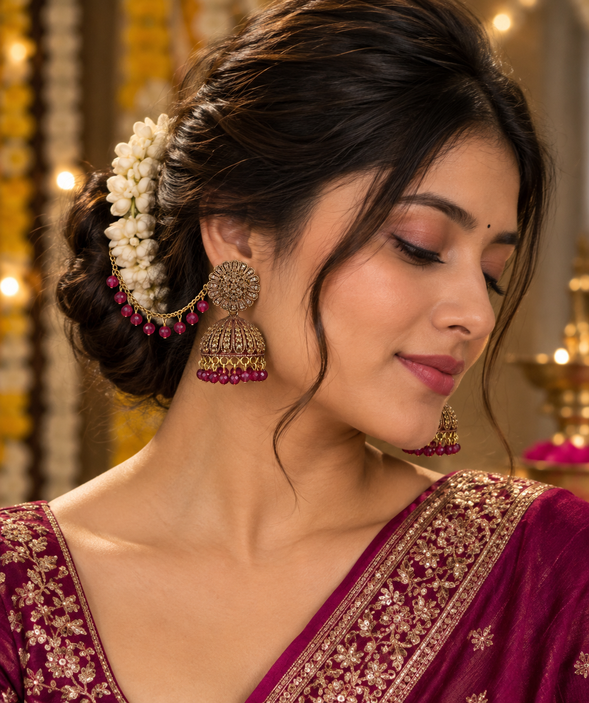 JMK-7 jhumki gallery image 5