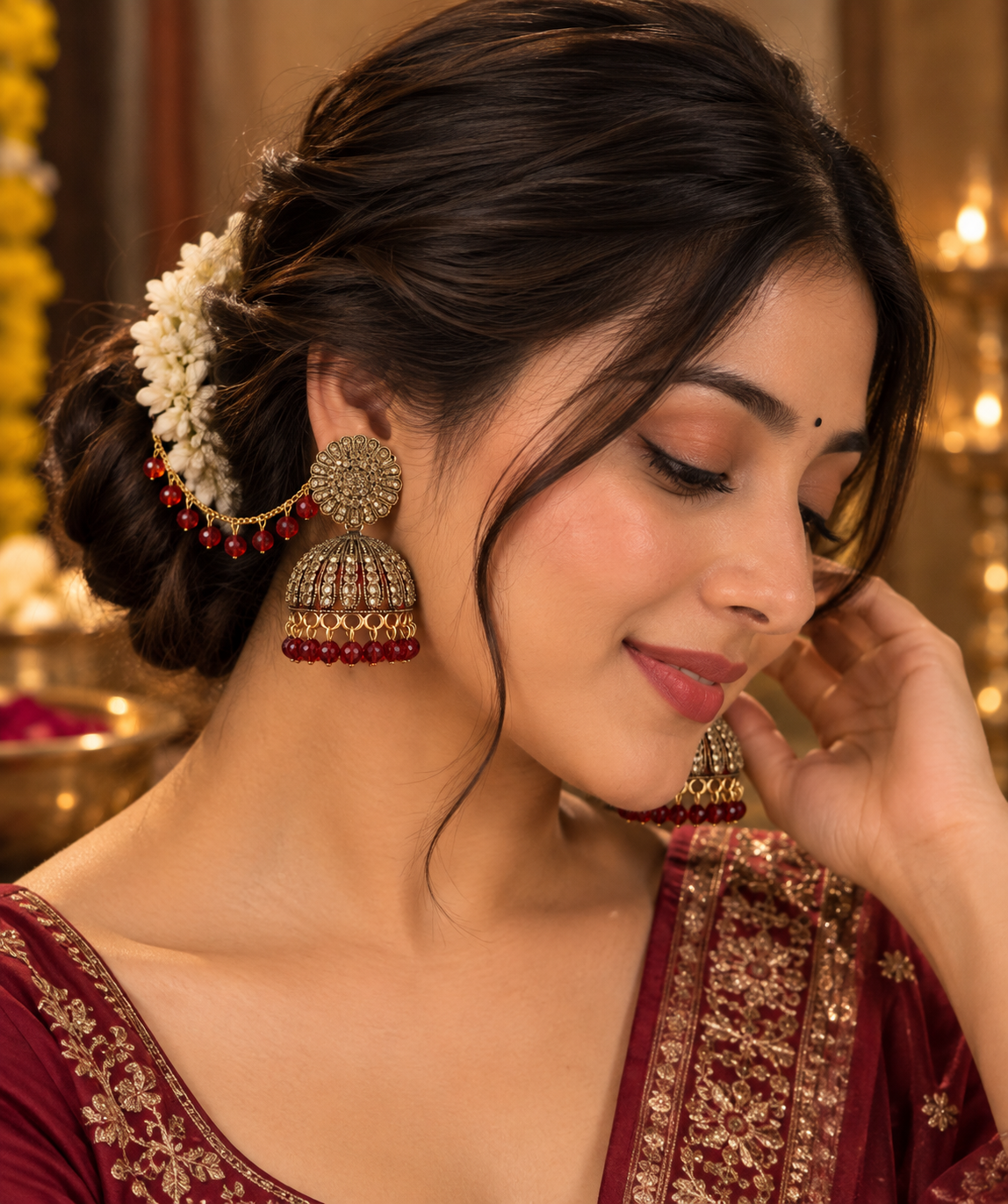 JMK-7 jhumki gallery image 8