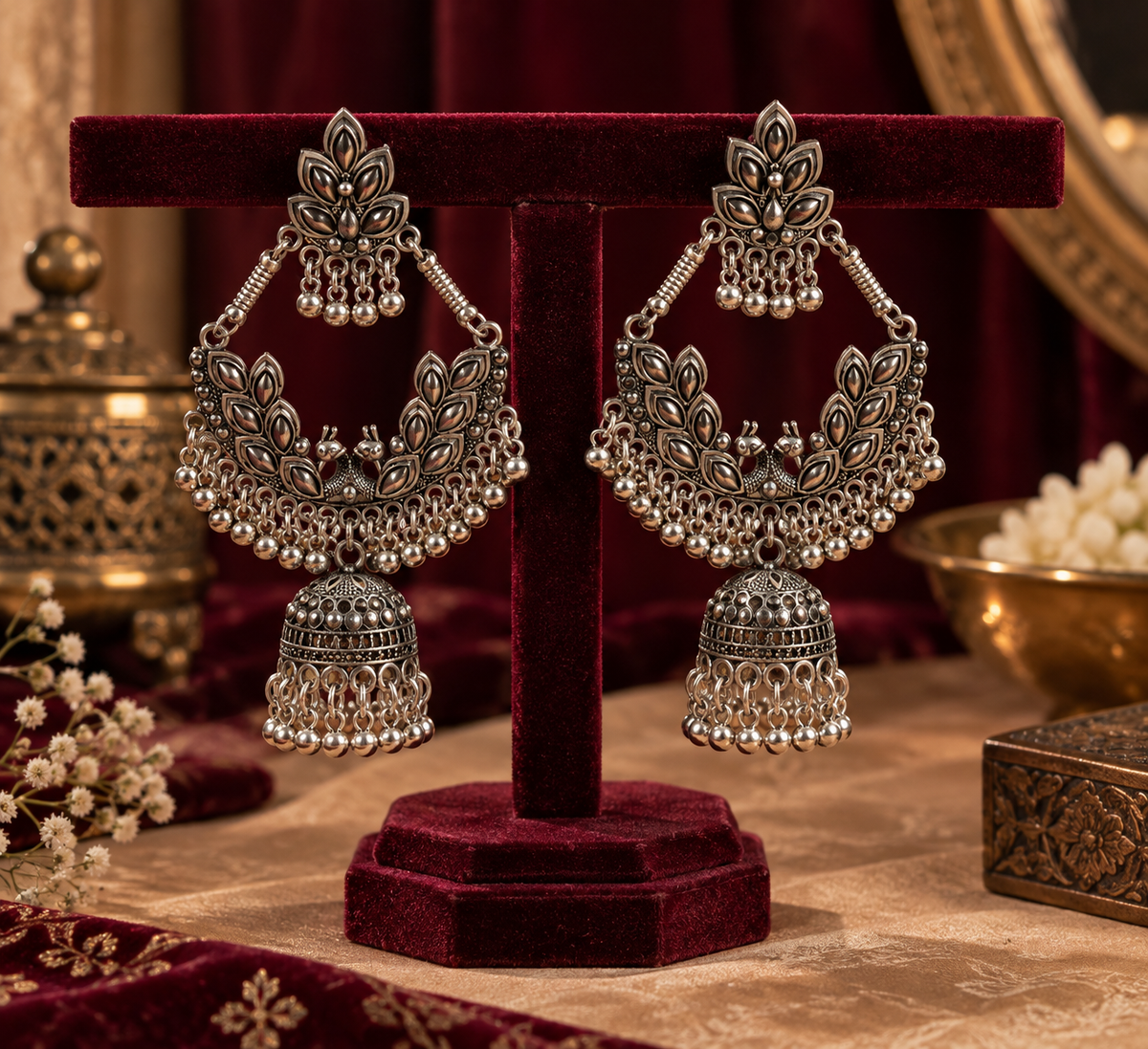 JMK-8 jhumki gallery image 4