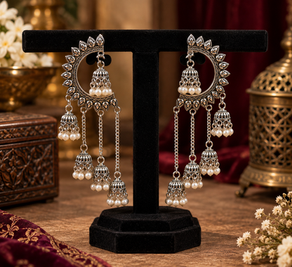 JMK-9-A jhumki earrings by MSK Jewells
