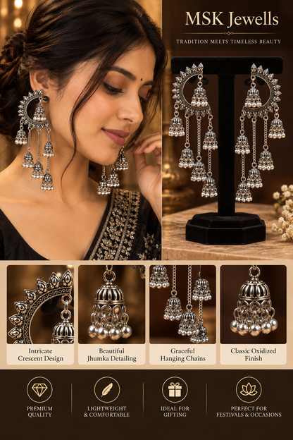 JMK-9 jhumki gallery image 6