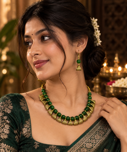 NKL-1 pearl necklace set image 2