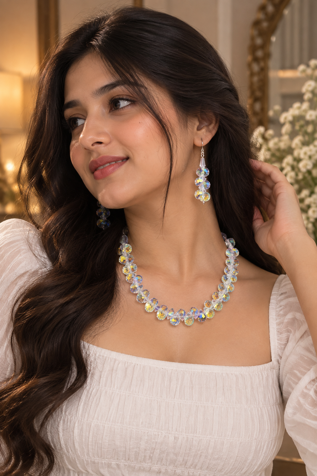 NKL-6 pearl necklace set image 2