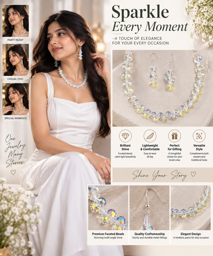NKL-6 pearl necklace set image 4