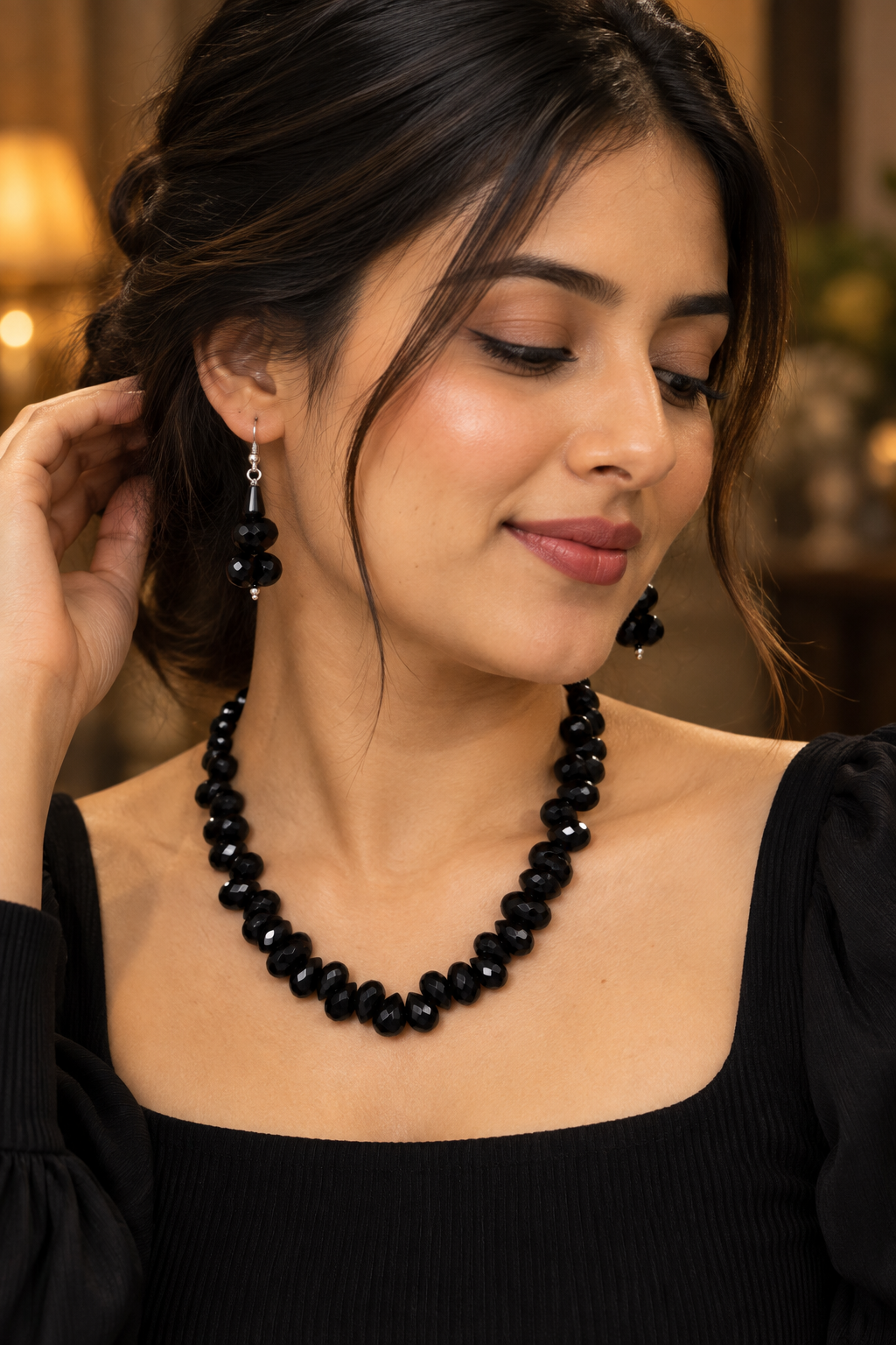 NKL-9 pearl necklace set image 2